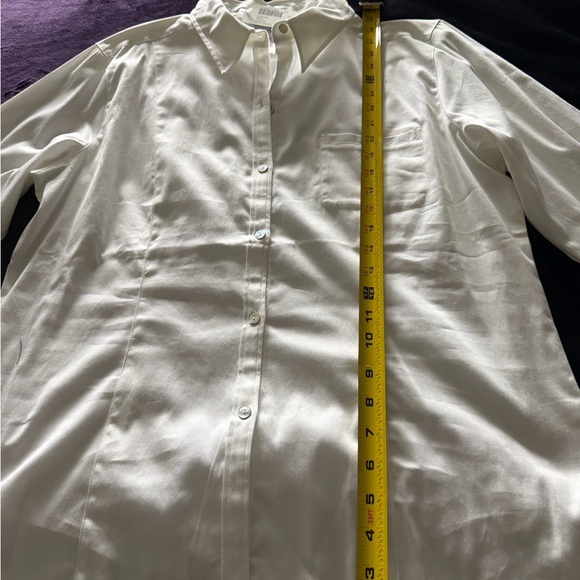 Chico's White Button-Down Blouse - Picture 6 of 6